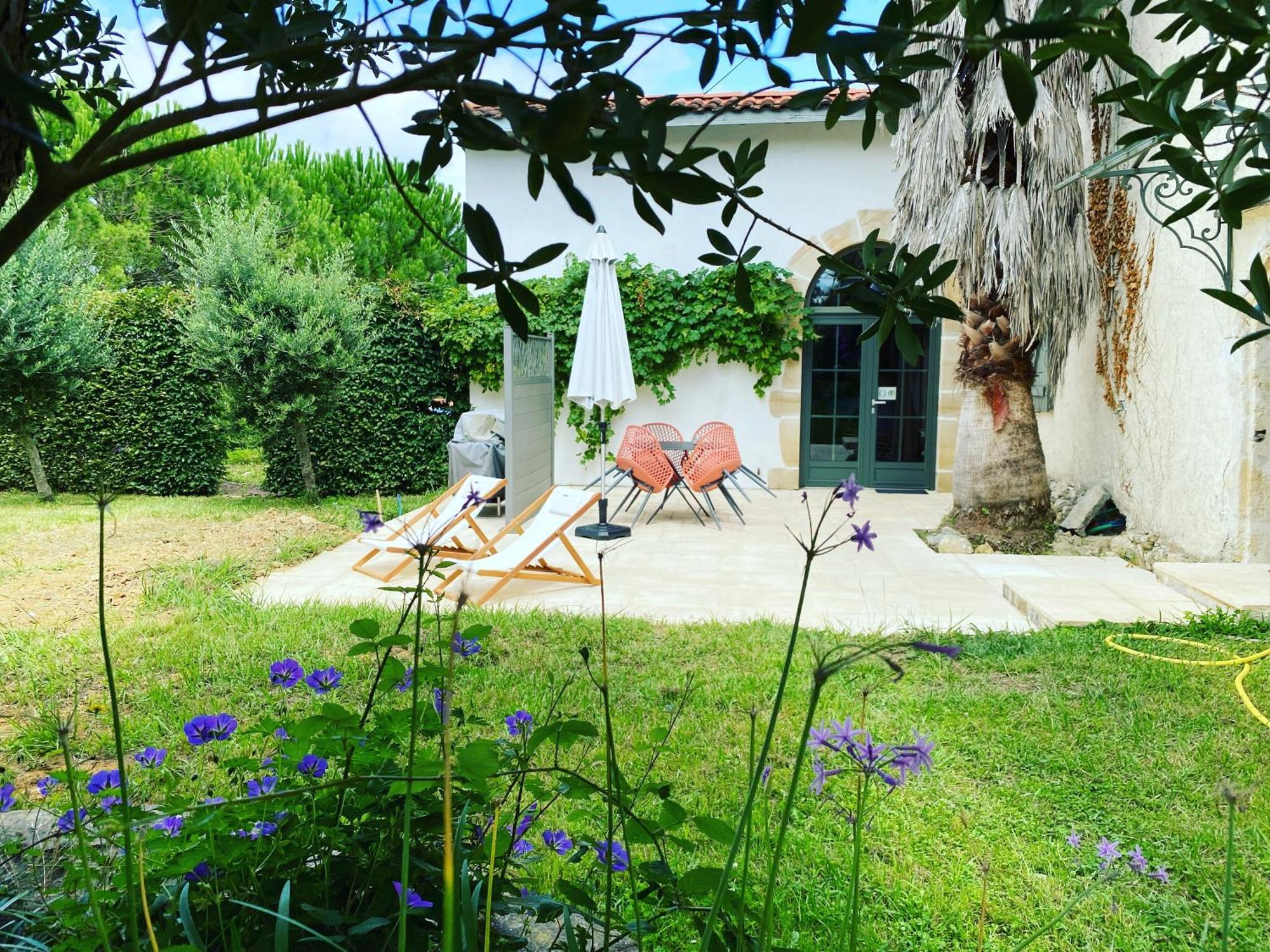 Ferienwohnung La Bastide De Guiche Entre Ocean Et Montagnes Exterior foto