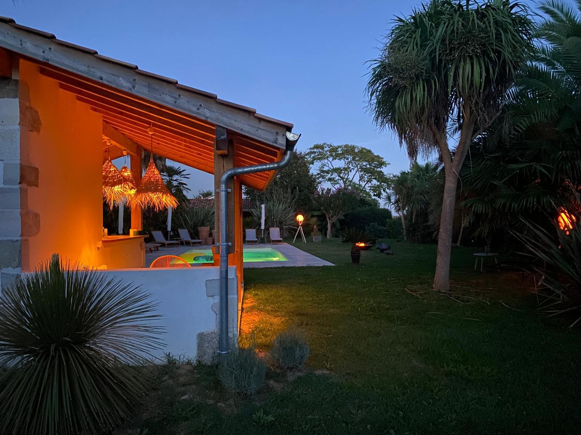 Ferienwohnung La Bastide De Guiche Entre Ocean Et Montagnes Exterior foto