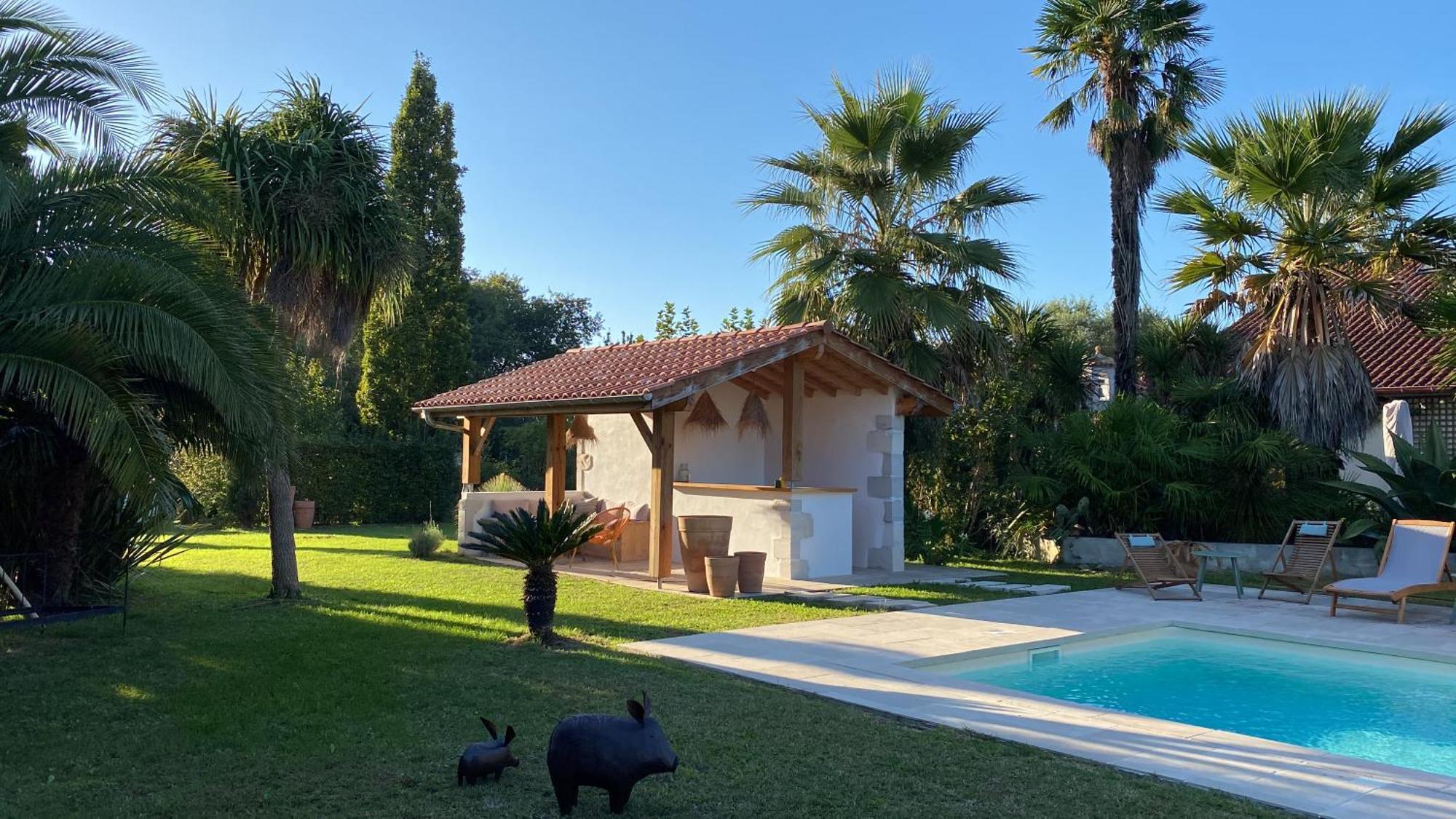 Ferienwohnung La Bastide De Guiche Entre Ocean Et Montagnes Exterior foto