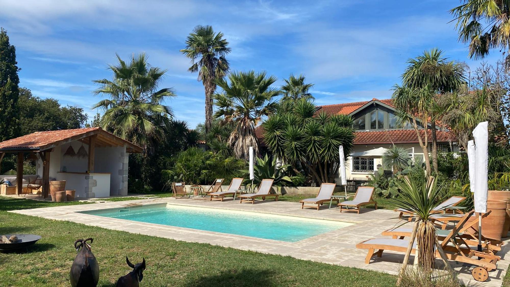 Ferienwohnung La Bastide De Guiche Entre Ocean Et Montagnes Exterior foto