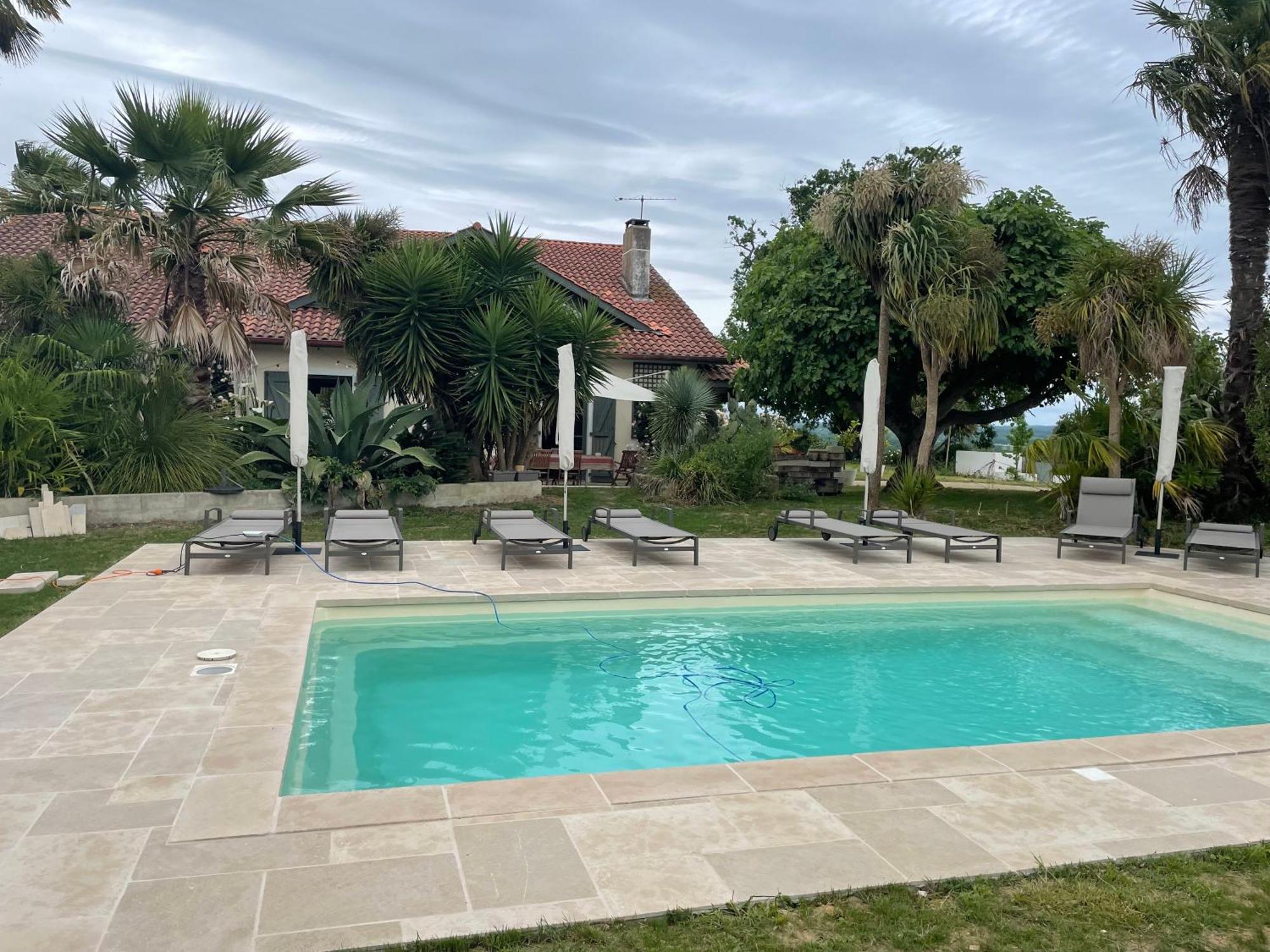 Ferienwohnung La Bastide De Guiche Entre Ocean Et Montagnes Exterior foto